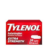 Tylenol Extra Strength Pain Reliever, 24 Caplets Pack of 3