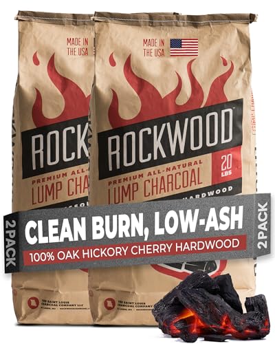 Rockwood Hardwood Lump Charcoal – Oak, Hickory & Cherry