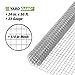 YARDGARD Hardware Cloth 1/4 Inch Mesh 24 Inch X 50 Foot 23 Gauge Galvanized Steel Wire Fence Ideal for Garden Fence, Cage Fence, Chicken Wire Fencing, Rabbit Fencing, Arts and Crafts, and Yard Fence