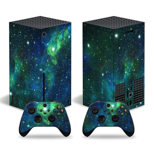 Skin Sticker for Xbox Series X Console, Full Set Vinyl Decal Protective Wrap Cover for Wireless...