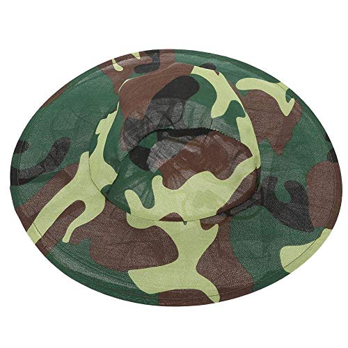Hat with Head Net, Midge Mosquito Insect Hat Mesh Beekeeping Protective Fishing Cap Head Net Face Protector Camouflage Camping Kit