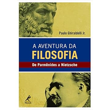 Capa do livro A aventura da filosofia: de Parmênides a Nietzsche