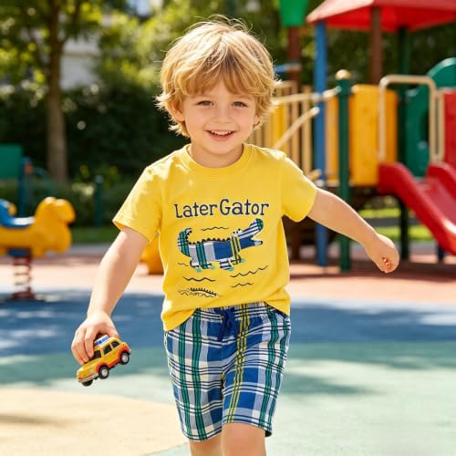 Image of LMYOVE Casual round-neck short-sleeved T-shirt and short suit summer beachwear