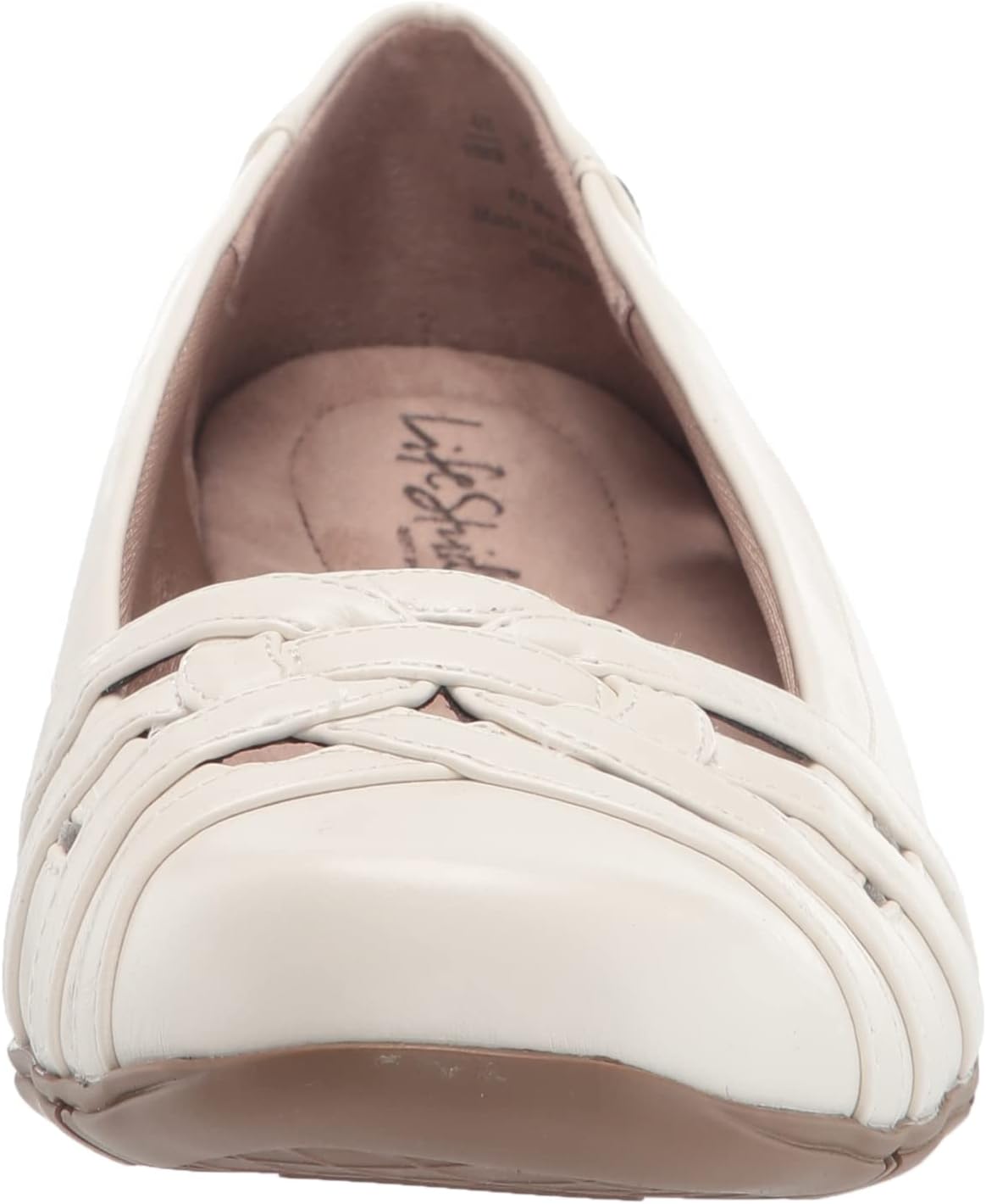 LifeStride Women's, Diverse Flats 5 White Sand