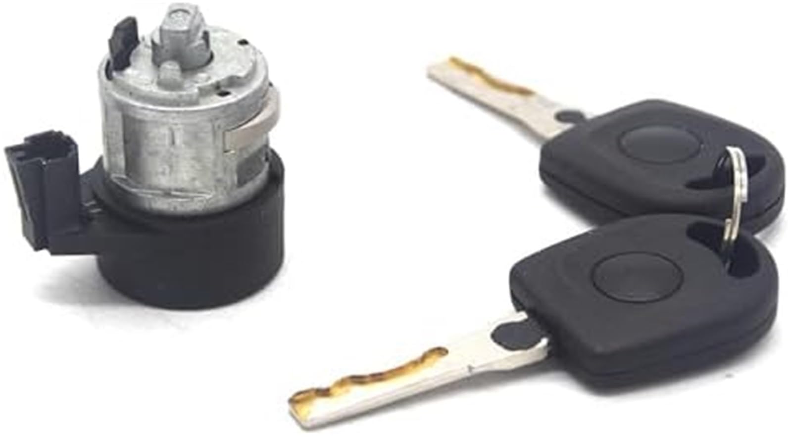 Siłownik automatycznego zamka drzwi Zestaw bębenków zamka zapłonu, dla Passata, dla Seat, dla Bora, dla Golfa Iv, A2 A3 A4 A6 A8 3B0905855C 107905855Cb
