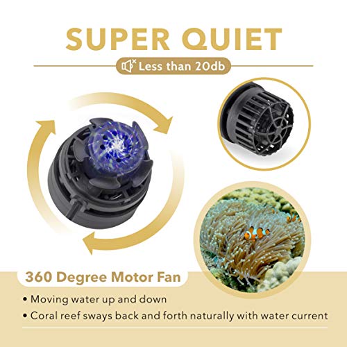Hygger Mini Wave Maker Aquarium Magnetic Dc Powerhead With Led Display Controller For Saltwater Tank thumb #2