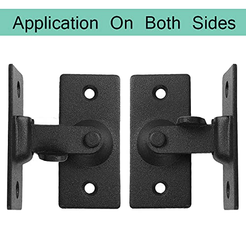 Image of WANLIAN MINI Size Pocket Door Lock, 90 Degree Sliding Door Lock | Quick-Access Locking for Privacy in Bathroom, Toilet, RVs & Small Spaces, Left Or Right Application, 304# Stainless Steel