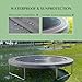 Blanketown Trampoline Springs Cover Pad, 10ft 12ft 14ft 15ft 16ft Trampoline Replacement Safety Pad, Waterproof Trampoline Accessories Spring Cover for Round Frame