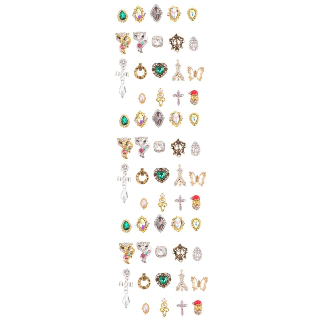 Healeved 150pièces Pour Décorations Pour Art Manucure Et Charms Nail Art Accessoires Pour Et