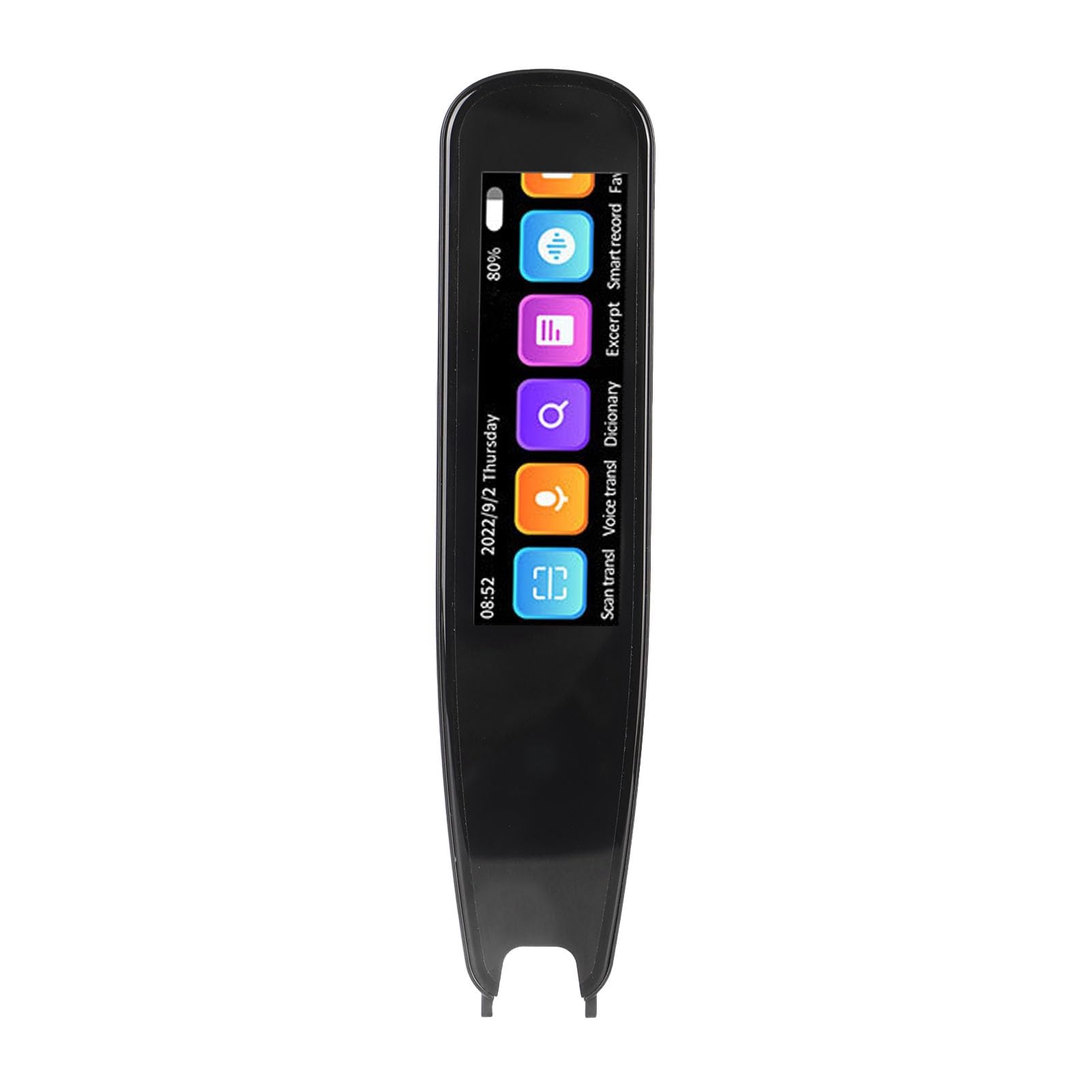 Bolígrafo de Traducción con Pantalla de 3,7 Pulgadas, Escáner en Línea/sin Conexión de 12 Idiomas, Traductor de Voz y Transcripción de Texto para Viajes, Estudio y Negocios, 99% de Precisión,