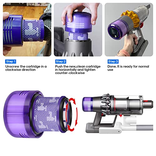 2 Pack Vacuum Filters Replacement For Dyson V11 Outsize, SV16 Outsize, Outsize, Outsize Absolute+ Vacuum Cleaner,Dyson V11 Outsize HEPA Replace Part No.970422-01