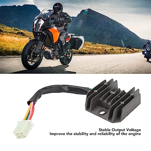 Retificador Regulador de Tensão, Regulador de Tensão Anti-interferência Durável 20 a 60v 4 Fios para