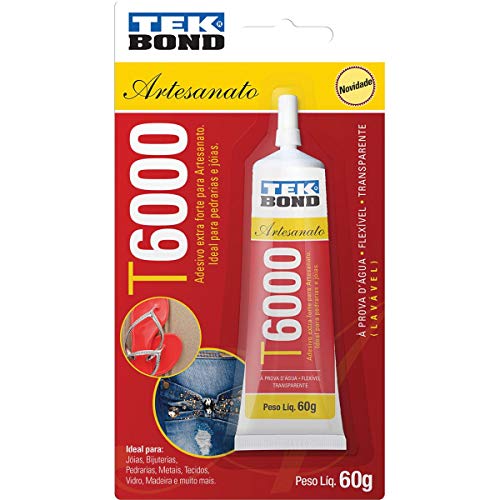 T6000 adesivo Tek Bond para artesanato, 60g