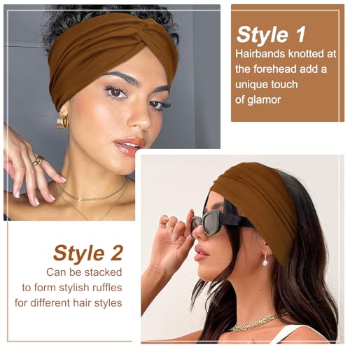 Blooms Wide Headbands for Women's Hair - Image 2