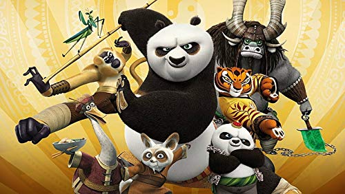 RAINFIRE CREATION! Kung Fu Panda Showdown Of Legendary Poster - 170 GSM 12x18 Unframed Multicolor Perfect for Your Wall RCA 2372