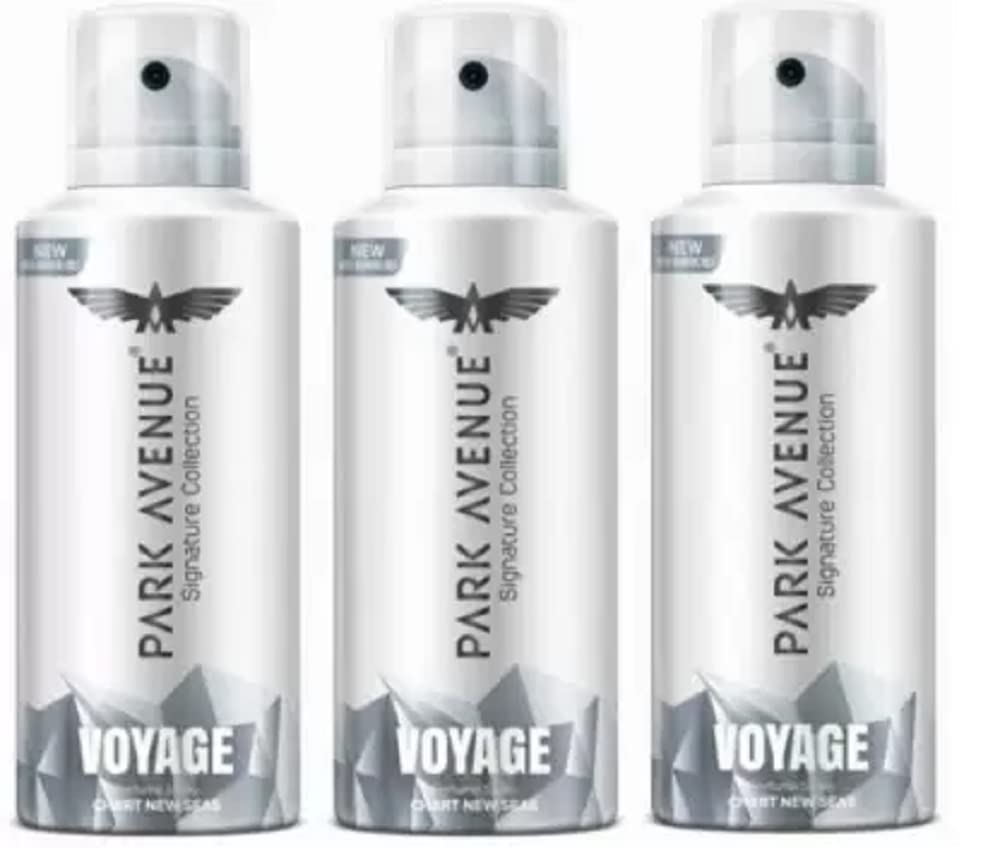 3 Voyage Deo Deodorant Spray - For Men (450 ml, Pack of 3)