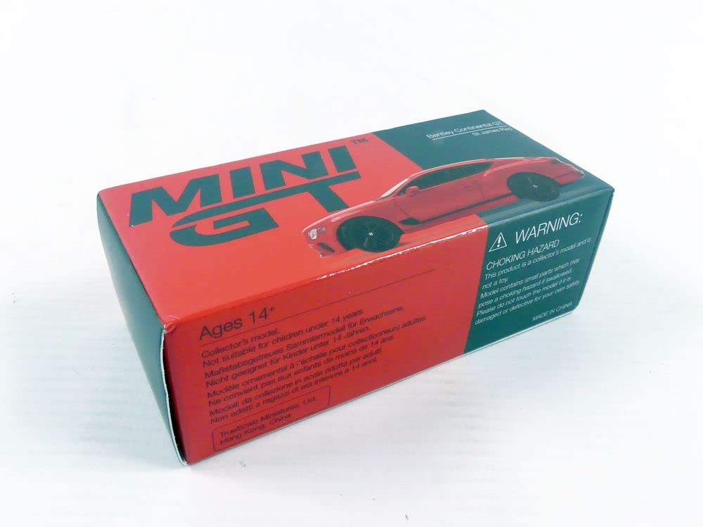 MINI GT MGT00216-L Bentley Continental GT ST James red LHD