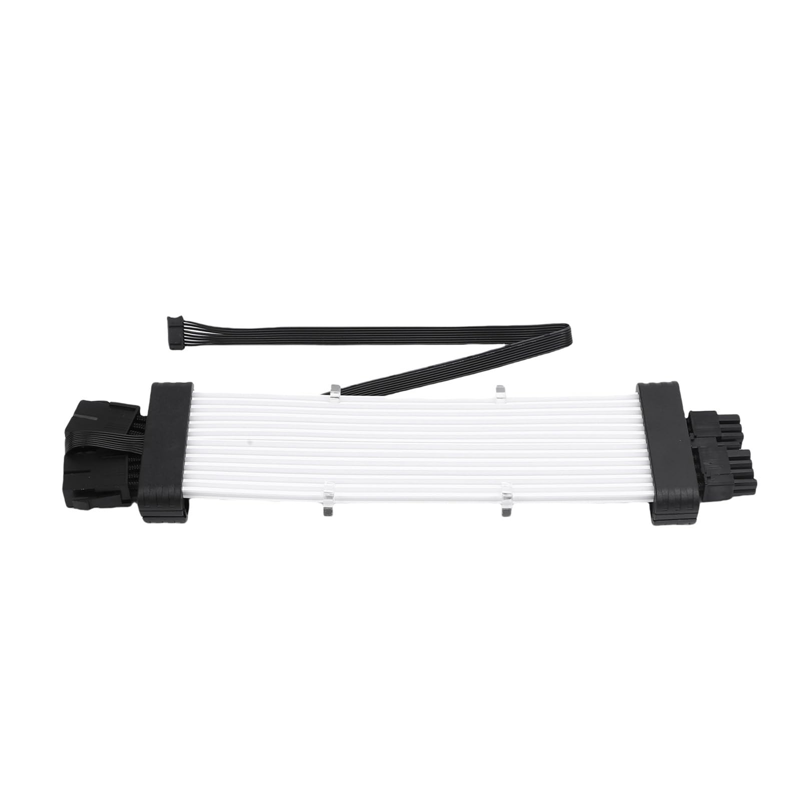 Aramox Cavo PSU ARGB Corda Intrecciata in Silicone Cavo GPU ARGB 120 LED 5V Sincronizzazione Striscia di Luce Al Neon per Scheda Grafica 2x8 Pin Custodia PC Illuminazione per Configurazione di Gioco