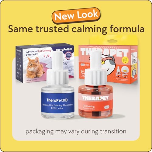 TherapetMD 60-Day Cat Calming Diffuser - Cat Pheromone Diffuser for Stress, Pee Spraying, Cat Fighting, Aggression, Excessive Meowing & Scratching - 60-Day Refill Included - Packaging May Vary - Image 3
