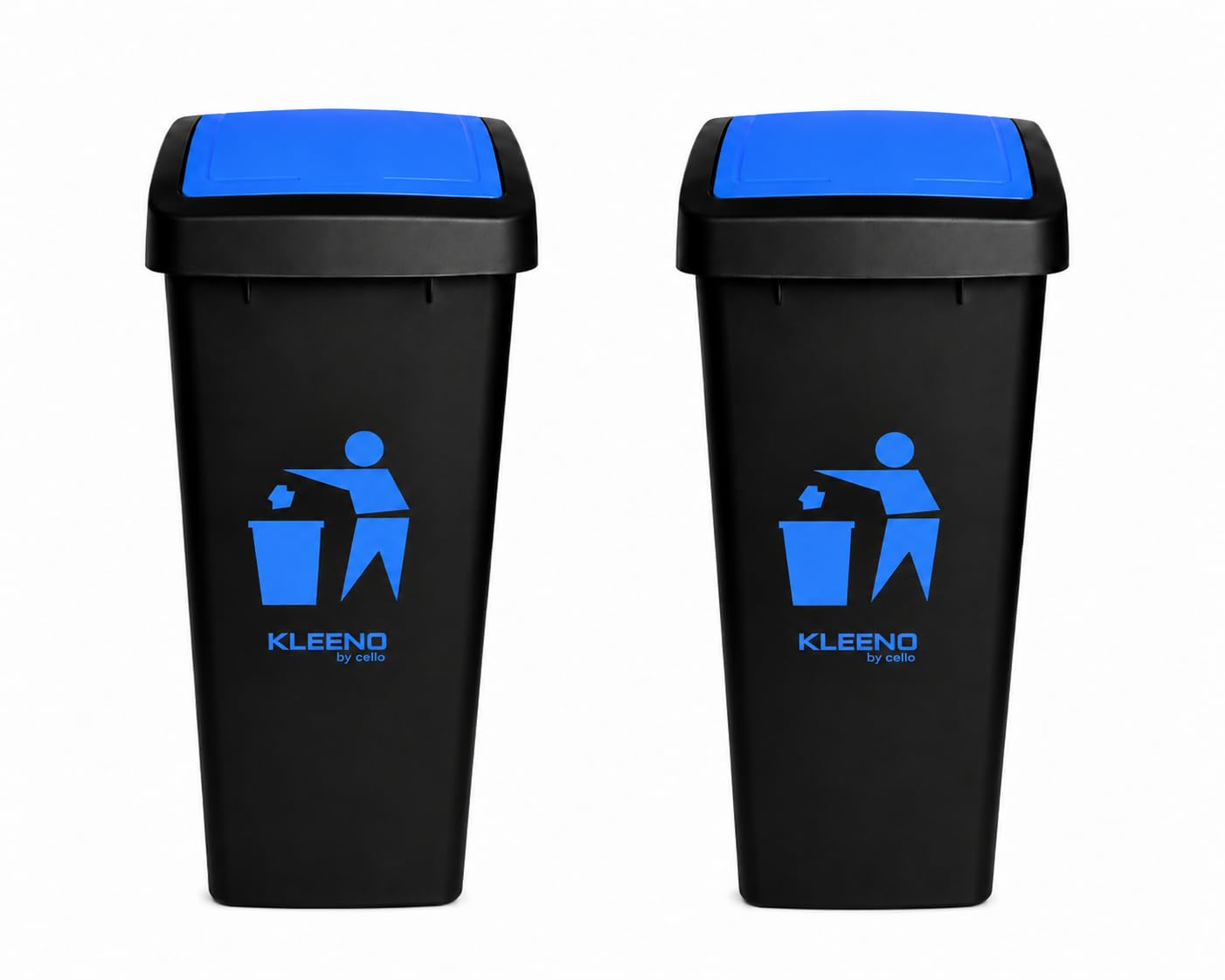 Cello 48L Swing Lid Dustbins - 2 Pack -3