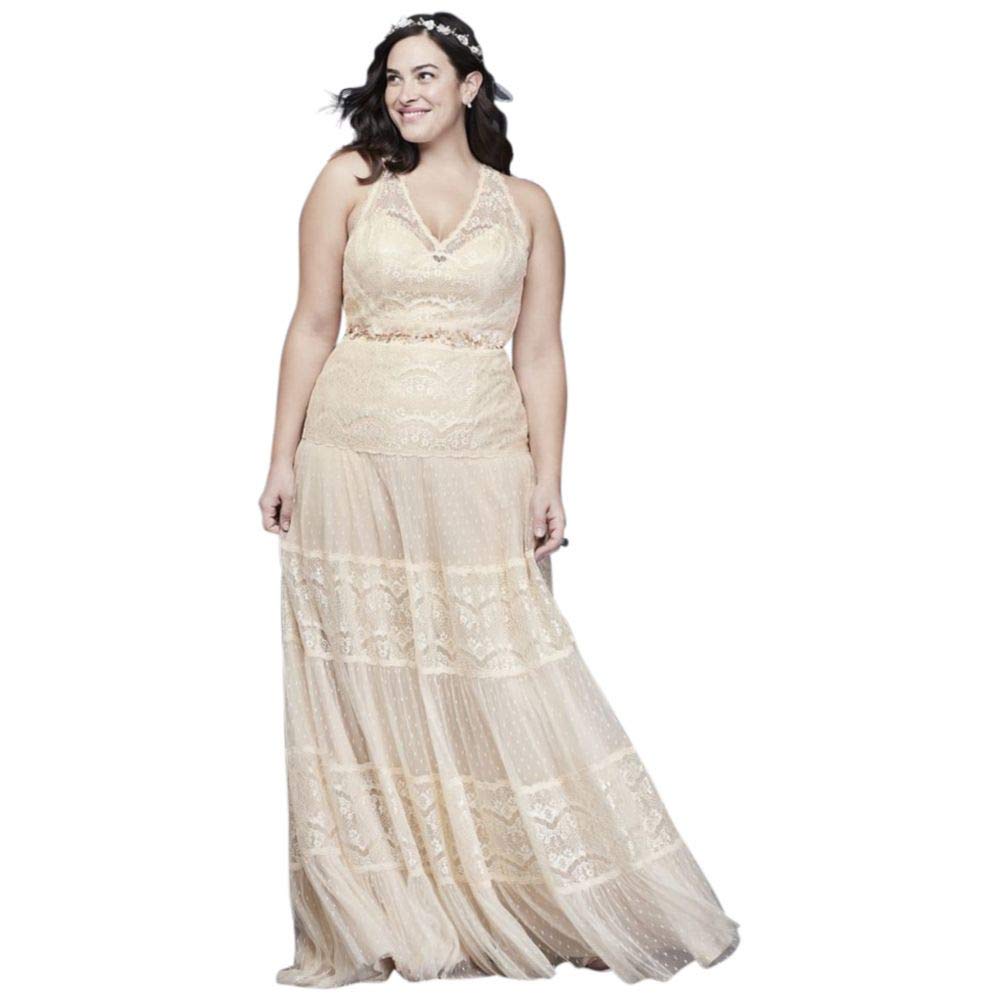 Lace And Point D Esprit Plus Size Wedding Dress Style | Desertcart Gambia