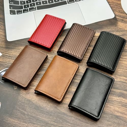 Minimalist RFID Blocking Wallet with 6 Card Slots for Men Perfect for ID and Credit Card Protection4
