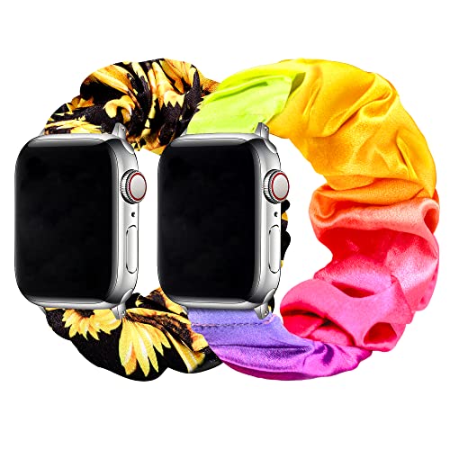 Meideli Compatible with Apple Watch scrunchie Strap