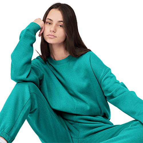 Image of Sweatshirt with Jogger for Womens | Girls Tracksuit | Soft Cotton | Side Pockets | Warm