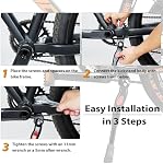 Souke Sports Kickstand de vélo réglable pour 24-26 pouces Centre de vélo-Mont Aluminium Kick Stand