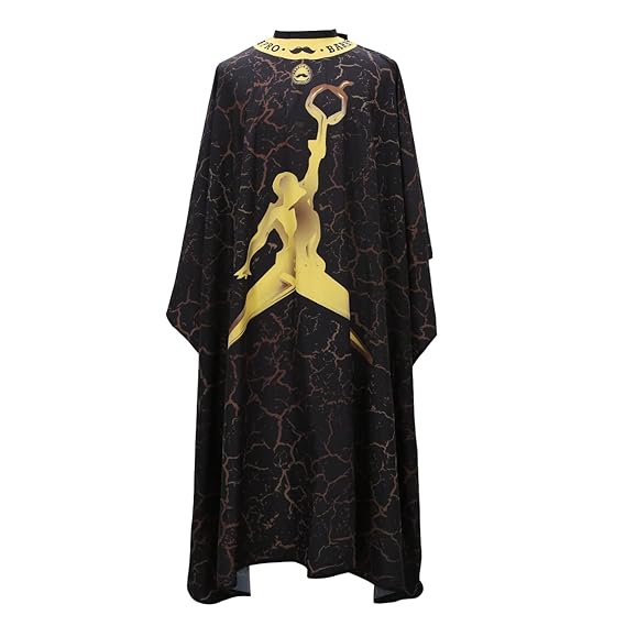 Barber Cape for Men, Hair Cutting Cape with Snap Closure, Professional Salon Cape for Hairstylists, 50 x 60 inches
