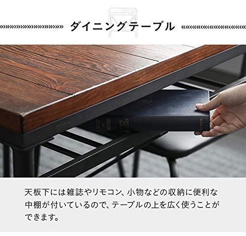 レトロシックな2-in-1入れ子テーブルセット - ヴィンテージ風 Amazon｜モダンデコ ヴィンテージ風 ダイニングテーブルセット 2
