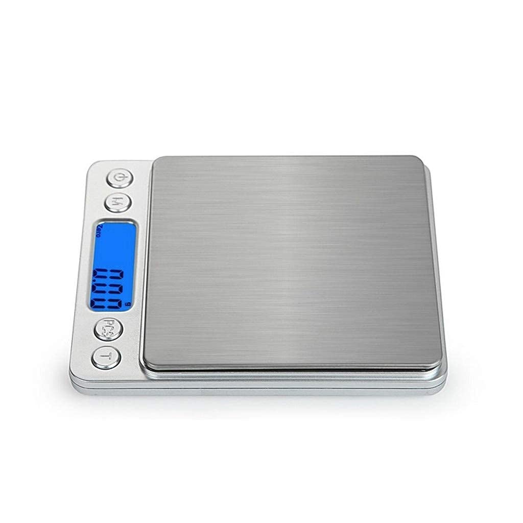 Wagi kuchenne Waga kuchenna Elektryczna precyzyjna jubilerska Stal nierdzewna Elektroniczna waga Cyfrowy wyświetlacz LCD Waga tary Złoto Grama Wagi FT(