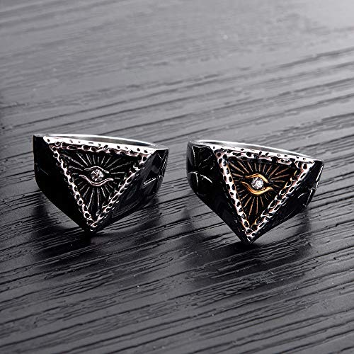 Bague acier titane homme aux finitions de joaillerie rétro chic - 5