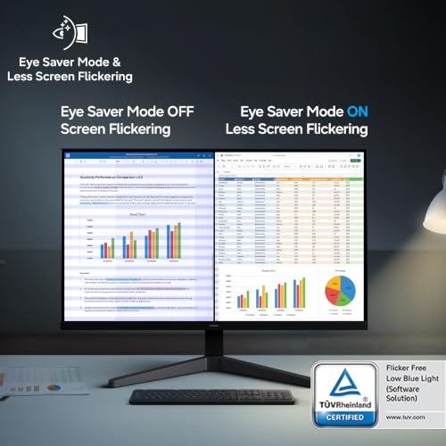 Image of Samsung 27 Inch G3 Gaming Monitor | FHD (1920 x 1080) | IPS Panel | 144 Hz Refresh Rate | 1ms Response time | Game Mode|FreeSync | Ports-HDMI /DP /Headphone | Tilt Adjustable | LS27HG310EWXXL | Black