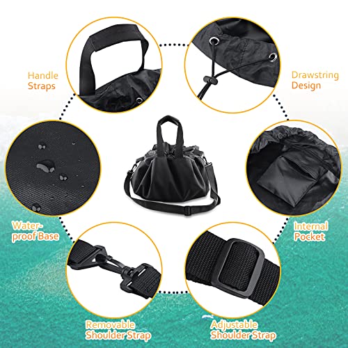 Tapete de cambio para traje de neopreno, bolsa seca portátil grande impermeable para playa miniatura 5