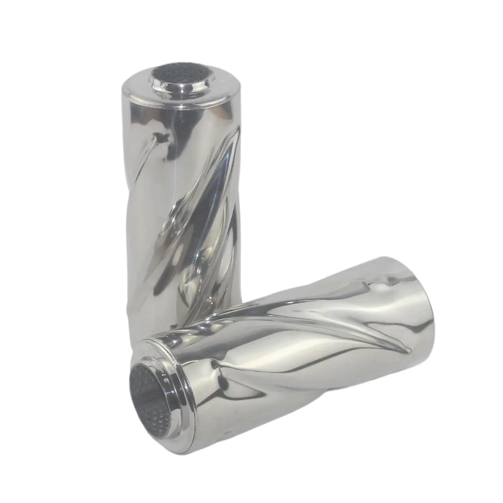 Tubo escape coche Para escape Universal acero inoxidable modificado para tubo, silenciador para automóvil en espiral para el tambor(76mm)