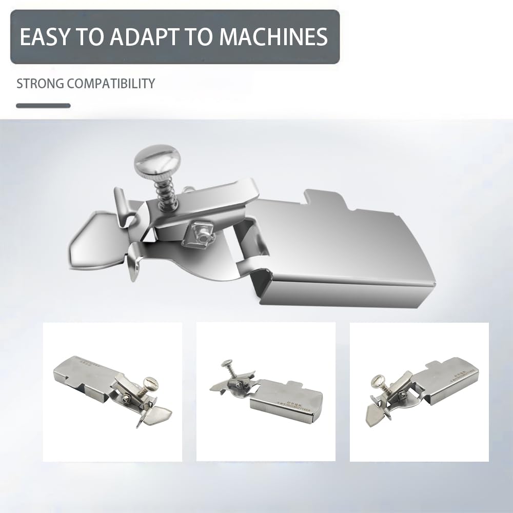 Guida Cucitura Magnetica, Forte Magnete Incorporato Guida per Cuciture Calibro Pressore Filo Strumento Macchine da Cucire Accessori Artigianato in Acciaio Inossidabile per Designer di Abbigliamento
