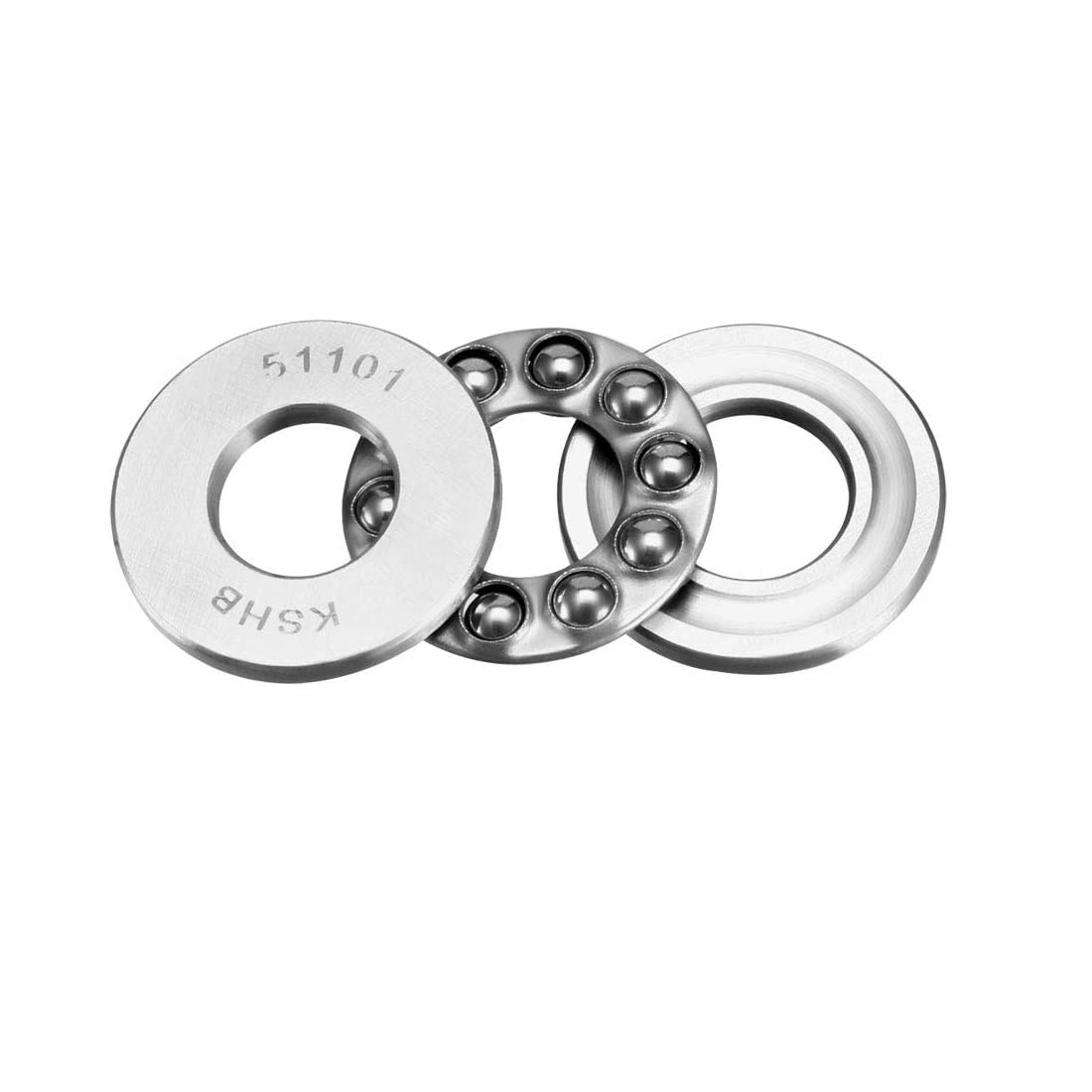 INVENTO 1Pcs 51101 12mm Axial Thrust Ball Bearing 12x26x9mm Single Direction carbon steel ball bearing-picture-23