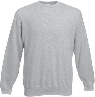 fruit of the loom gray sweatshirt