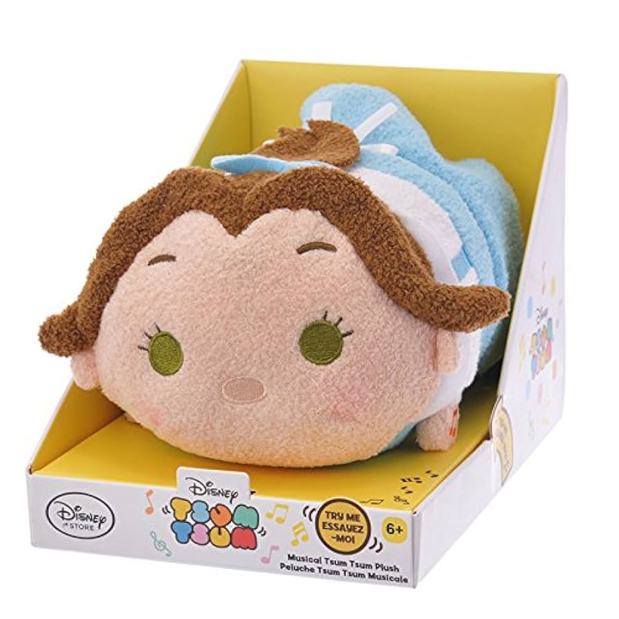 ツムツム　ベル　ディズニー　美女と野獣　ぬいぐるみ Amazon.co.jp: ツムツム ぬいぐるみ ベル ミュージカル TSUM