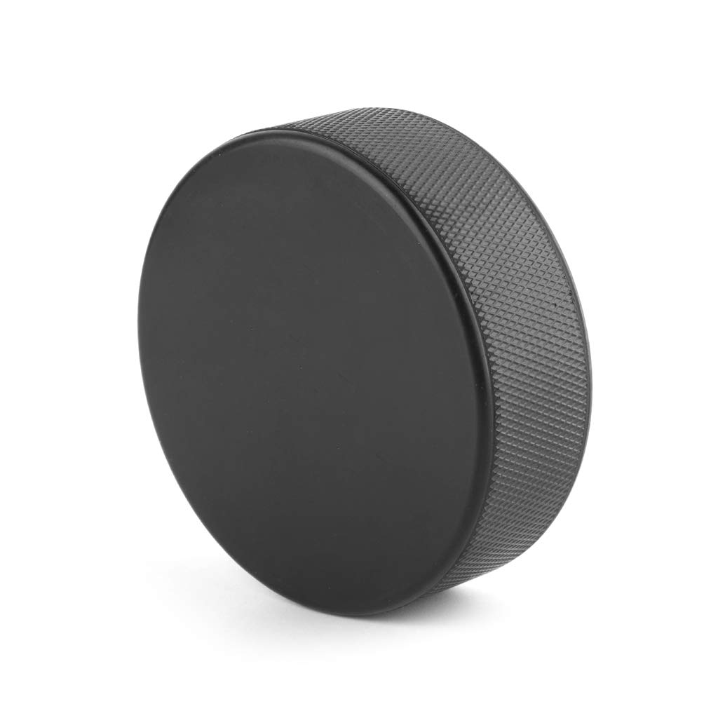 KAIXINXIN Professional Sports Rubber Ball Ice Hockey Competition Training Exercise Black