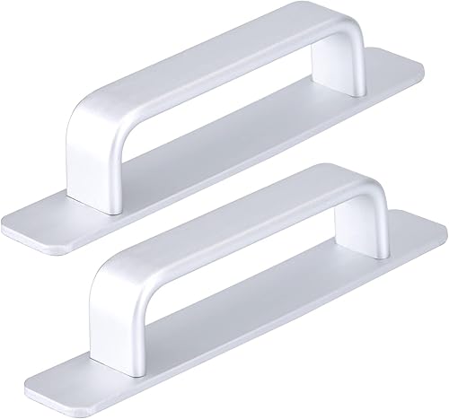 Carakey Manijas autoadhesivas de aleación de aluminio de 5.8 pulgadas, manijas de cajón de gabinete de cocina, ayudantes con adhesivo 3M para