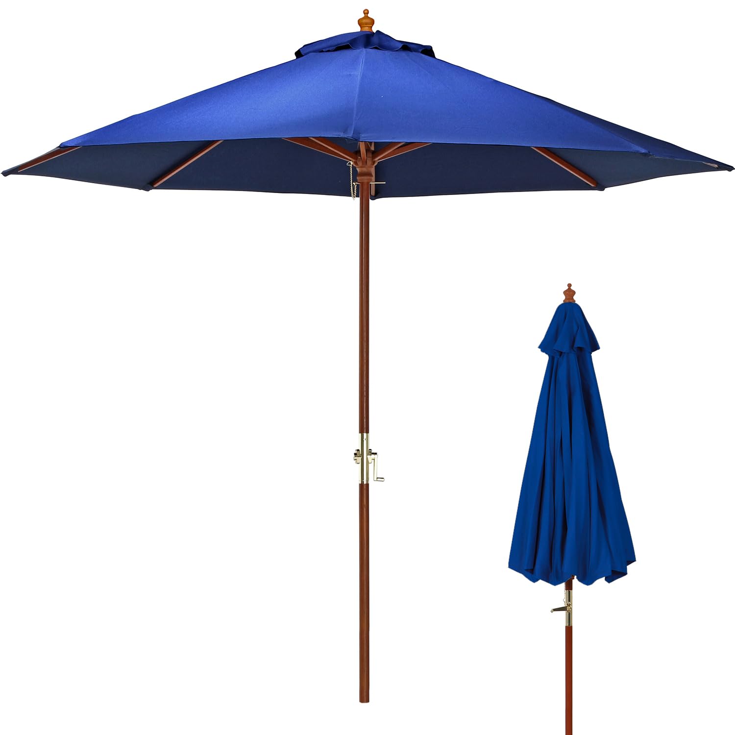 Amazon.co.jp: 不二貿易 ガーデンパラソル 展開時最長辺270cm UVカット