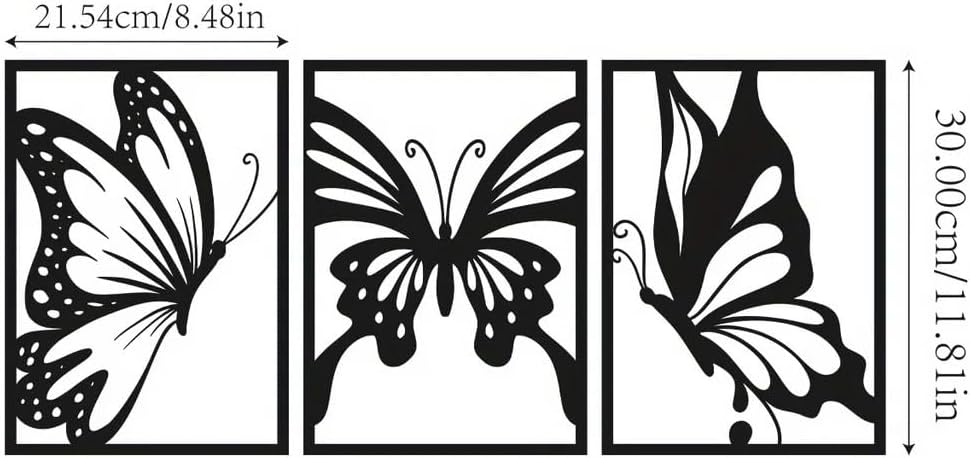 Gaomiアイアンア動物蝶プラグインアート インテリア装飾 モダン装飾屋外庭園用