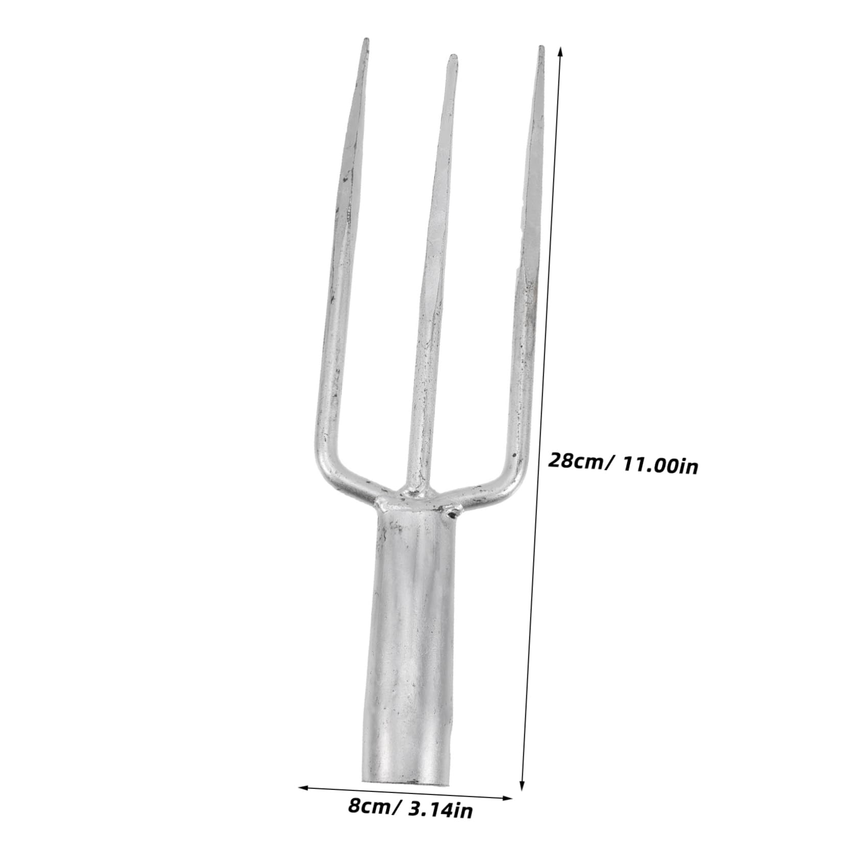 LAPYAPPE Multi Function Prong Fishing Garden Weeder Fork Durable for Fishing Gardening Compact Tool for Easy Storage Convenient Use