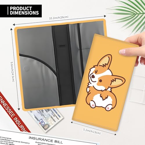 Organizador de documentos para auto piel miniatura 5
