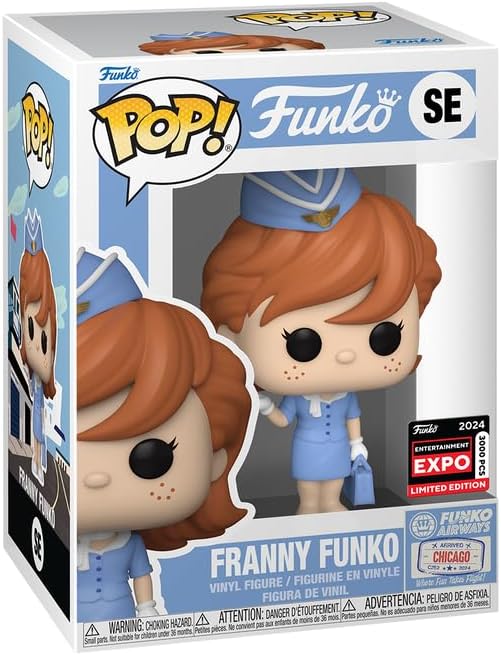 Funko Pop! Originals: LE3000 Franny in Stewardess Uniform (2024 Limited Edition Entertainment Expo Shared Exclusive), 81739