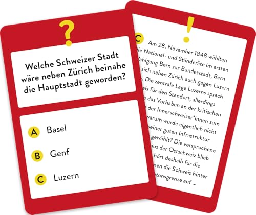 Wer hätte das gedacht?! Das Unnützes-Wissen-Quiz Schweiz: Quiz-Spiel mit 50 spannenden und kuriosen Fragen und Antworten (Regionales unnützes Wissen)