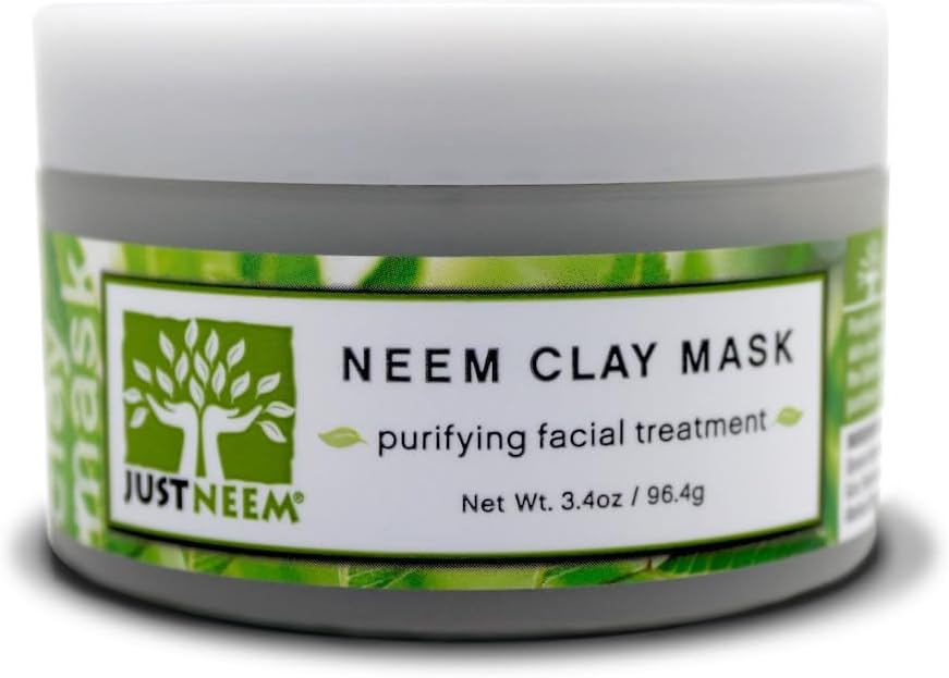 Neem Clay Mask 7 oz (199 g) – JustNeem