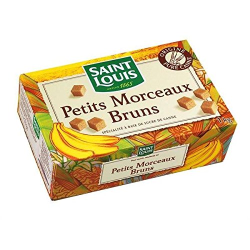 Saint Louis pequeño trozo de azúcar marrón 1 kg Envío rápido y cuidado ( precio por unidad )